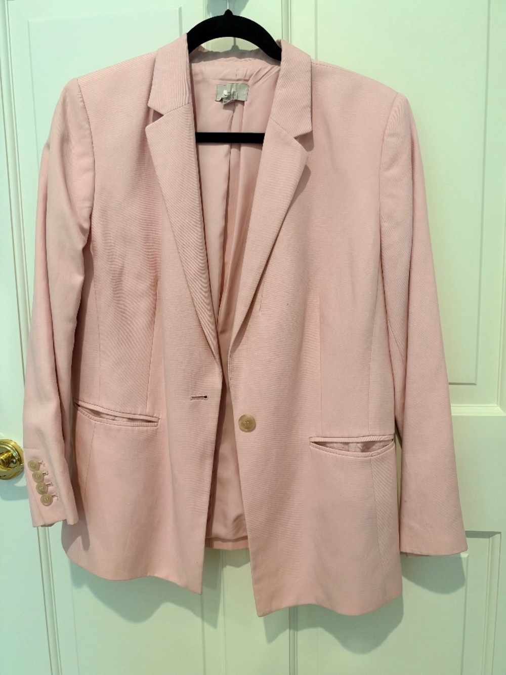 LOFT Soft Pink Single-Button Blazer | 14P
